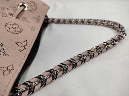 LOUIS VUITTON LOUIS VUITTON Bella Handbag M57068 Magnolia Mahina Mahina Calf Leather RFID Verified Handbag