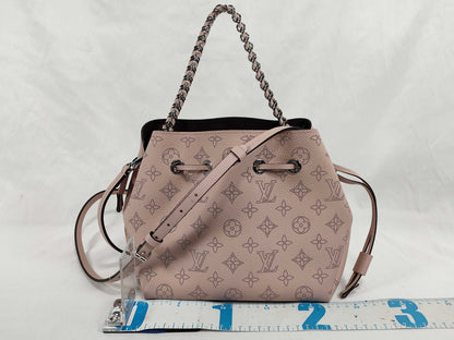 LOUIS VUITTON LOUIS VUITTON Bella Handbag M57068 Magnolia Mahina Mahina Calf Leather RFID Verified Handbag