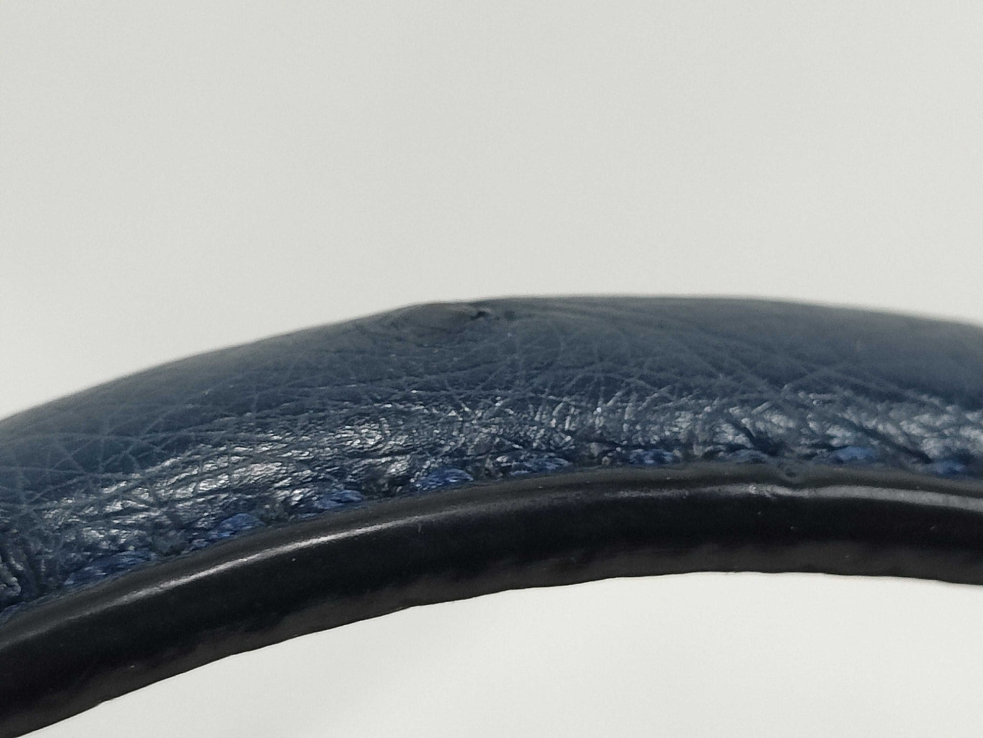 FENDI FENDI Peekaboo Iconic Small Handbag 8BN244 Navy Ostrich Handbag