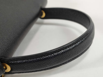 CELINE CELINE Belt Bag Micro Handbag 189153ZVA.38NO Black Grained Calfskin Handbag