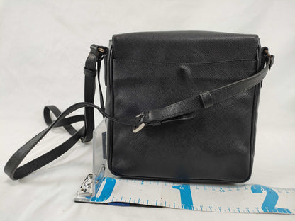 PRADA PRADA Shoulder Bag Black x Green x White Leather Shoulder Bag