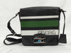 PRADA PRADA Shoulder Bag Black x Green x White Leather Shoulder Bag