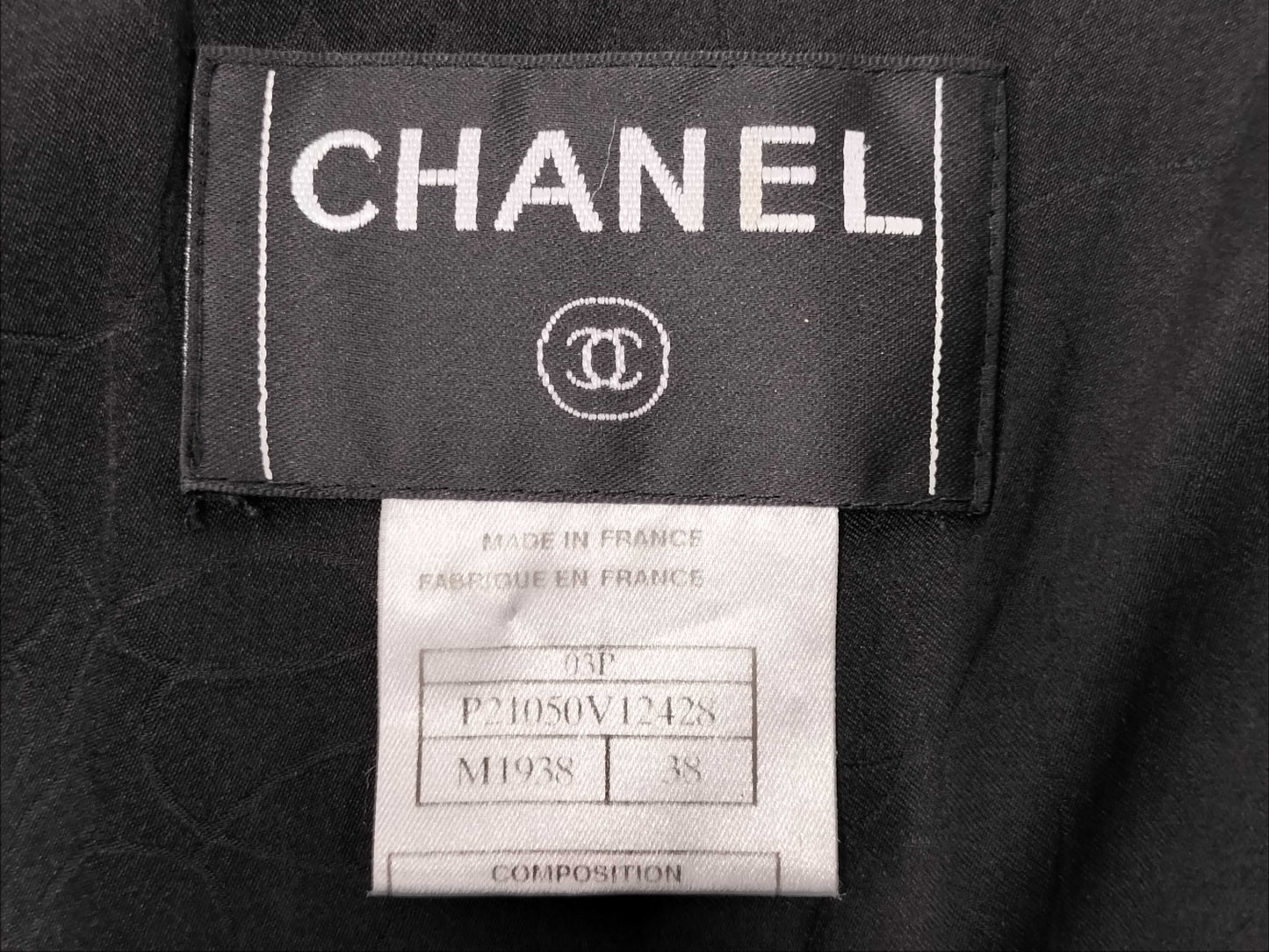 CHANEL Cropped Mixed Tweed Jacket, Authentic Japanese Product, 03P P21050V12428 #38