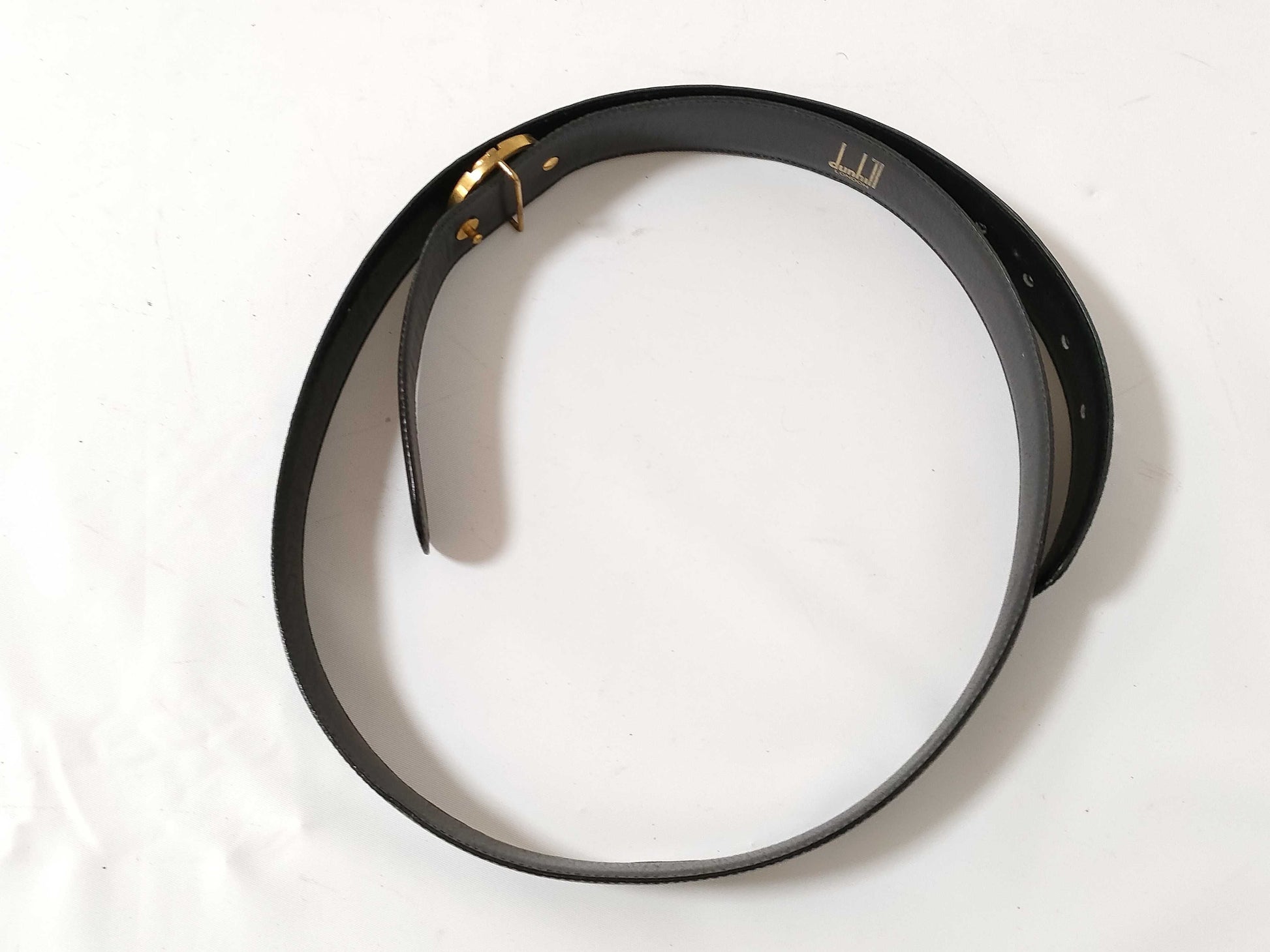 dunhill Dunhill Leather Belt Black 100/40 Belt