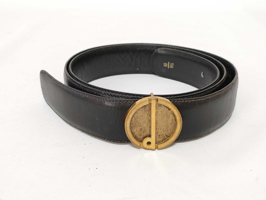 dunhill Dunhill Leather Belt Black 100/40 Belt