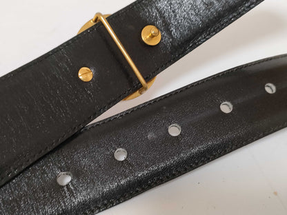 dunhill Dunhill Leather Belt Black 100/40 Belt