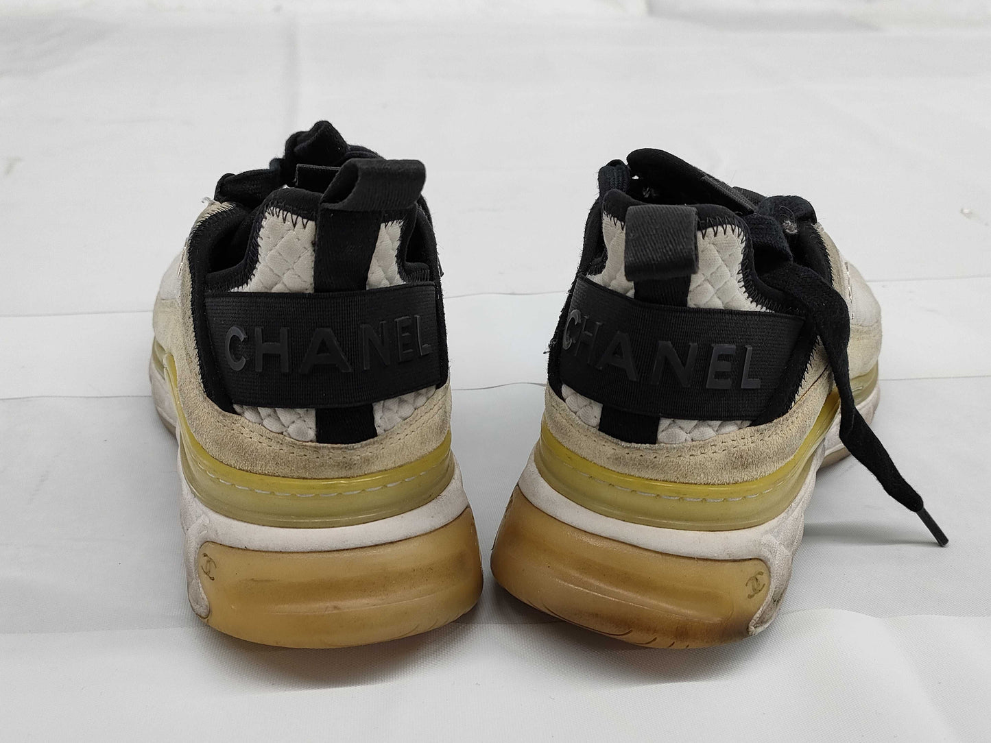 CHANEL Bicolor Sneakers 37 Sneakers