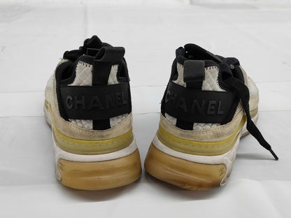 CHANEL Bicolor Sneakers 37 Sneakers