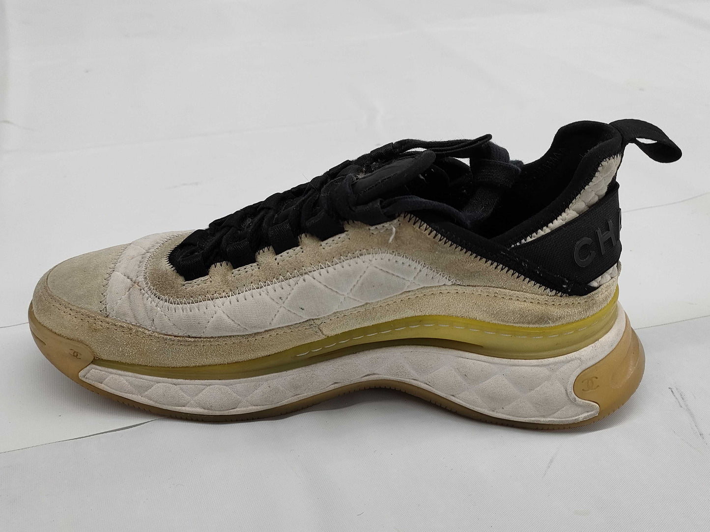 CHANEL Bicolor Sneakers 37 Sneakers