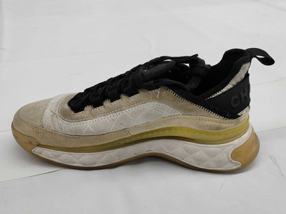 CHANEL Bicolor Sneakers 37 Sneakers