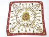 HERMES Carre Hermes Carre 90 Silk Scarf Bordeaux Scarf