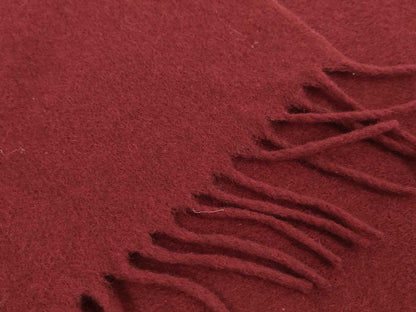 CHANEL Logo Bordeaux Muffler