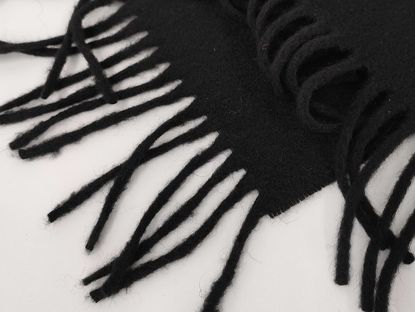 CHANEL Logo Black Muffler