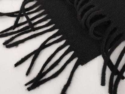 CHANEL Logo Black Muffler