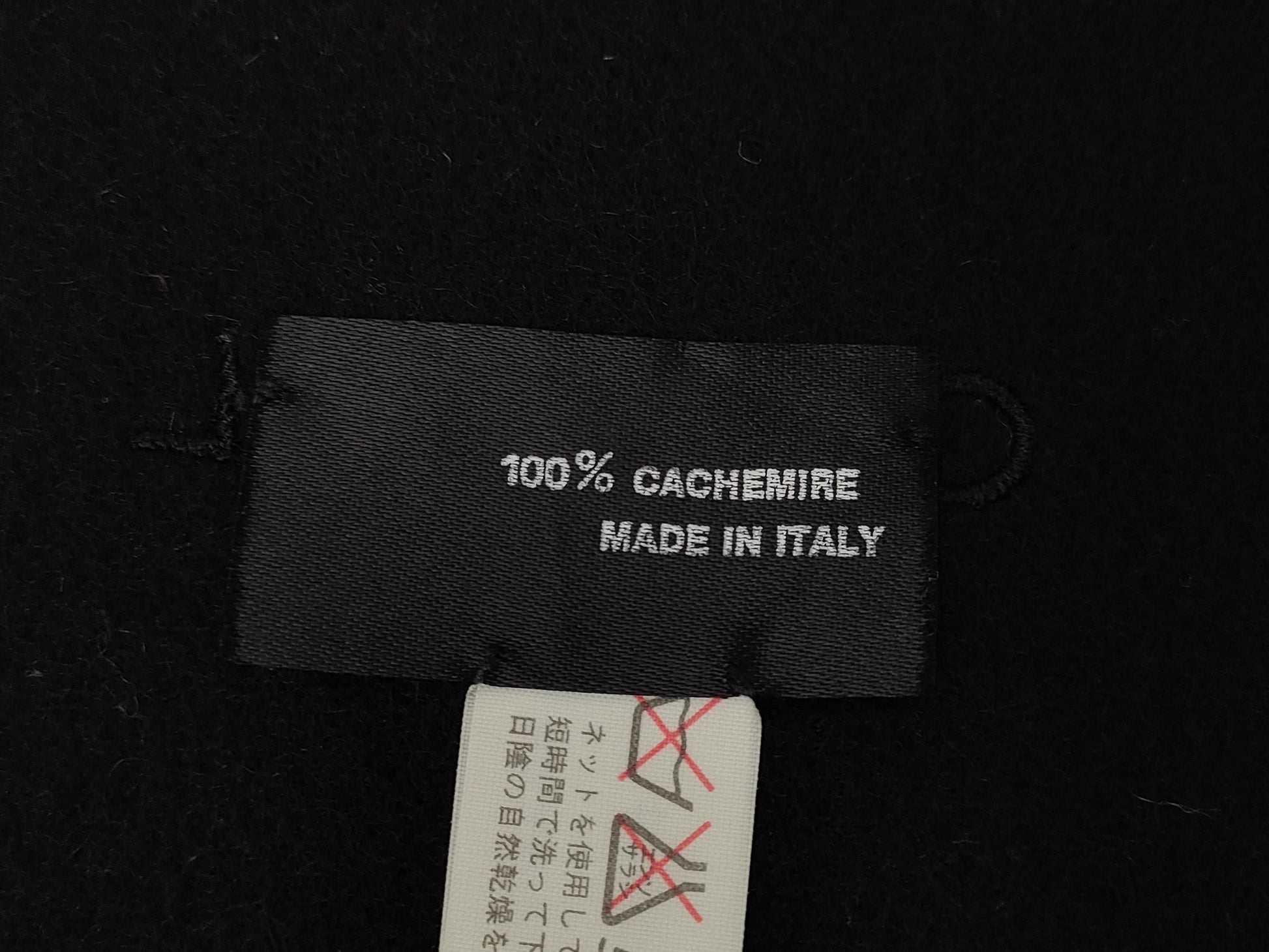 CHANEL Logo Black Muffler