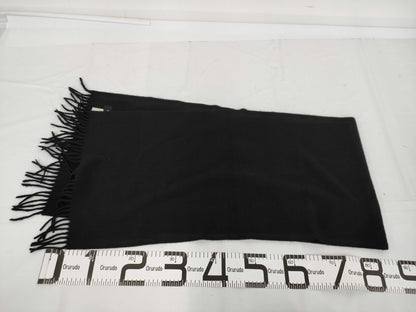 CHANEL Logo Black Muffler
