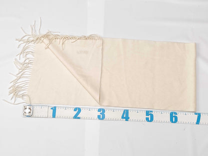 FENDI Fendi Logo Muffler White Muffler