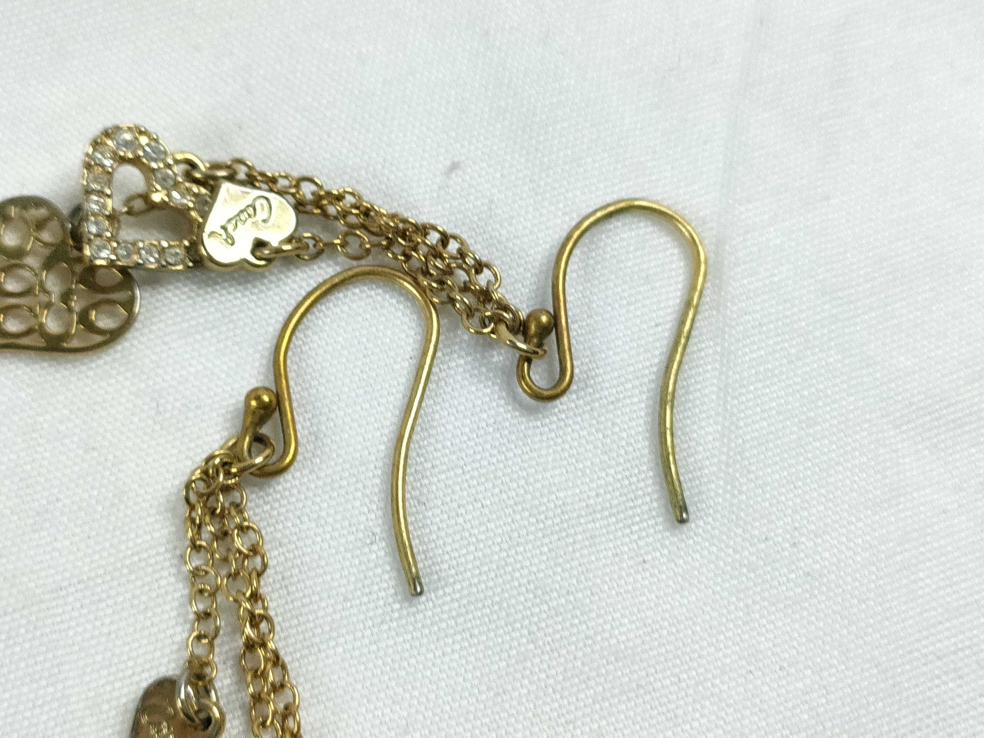 COACH Coach Logo Heart Swing Earrings Earrings