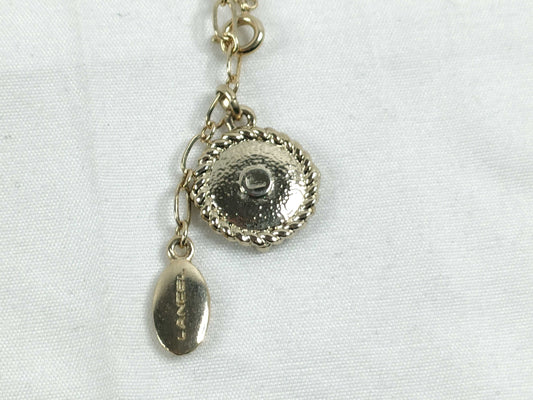 LANCEL Rhinestone Necklace Necklace