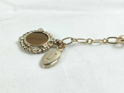 LANCEL Rhinestone Necklace Necklace