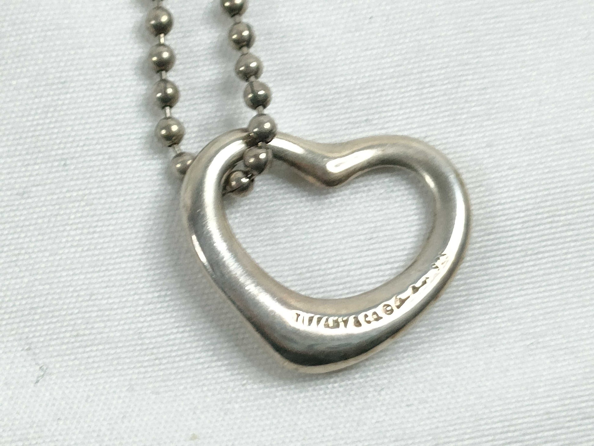 Tiffany&Co. Open Heart Tiffany SV925 Open Heart Necklace Necklace