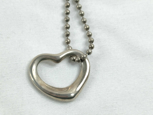 Tiffany&Co. Open Heart Tiffany SV925 Open Heart Necklace Necklace