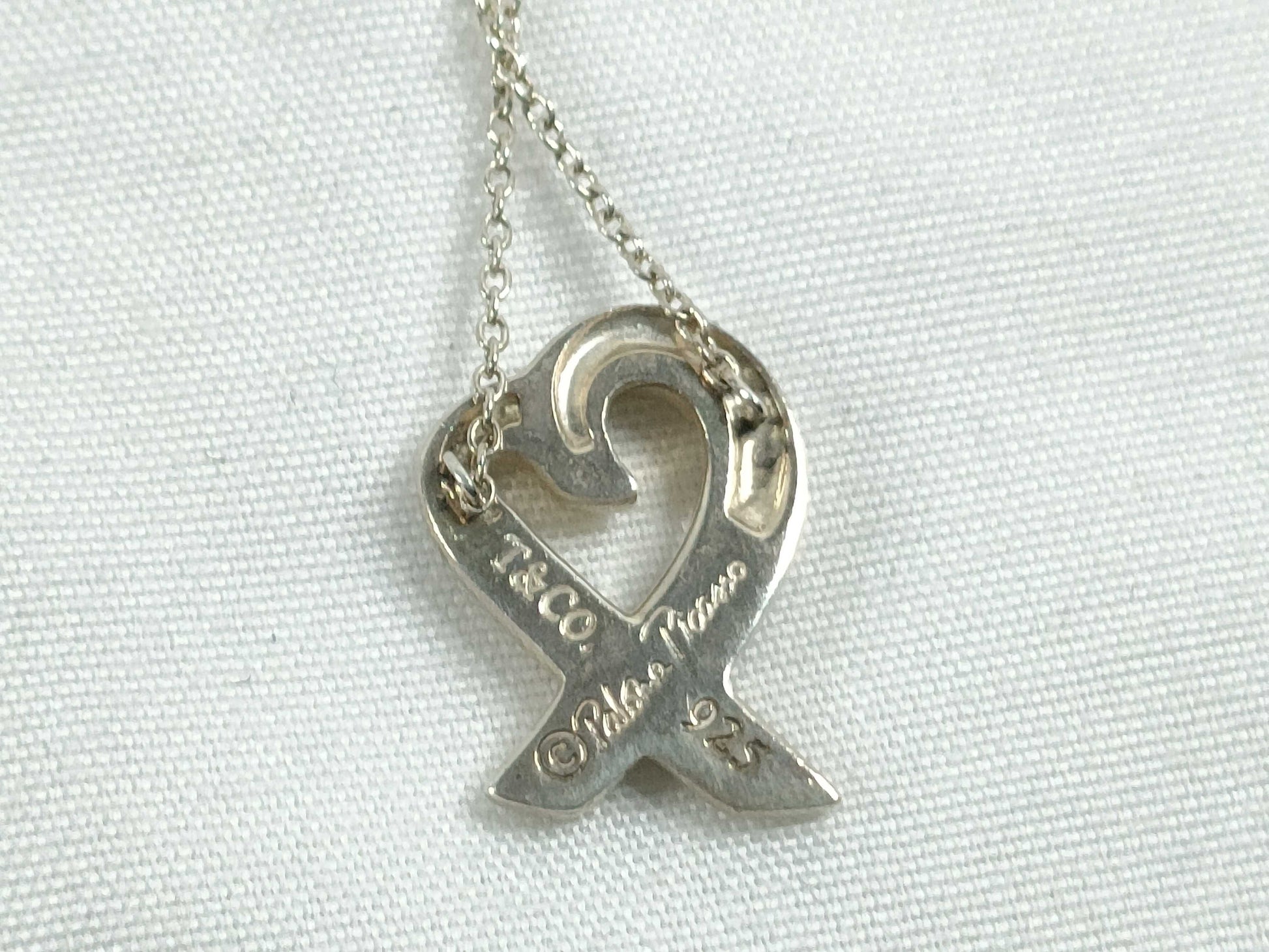 Tiffany&Co. Tiffany SV925 Loving Heart Necklace Necklace