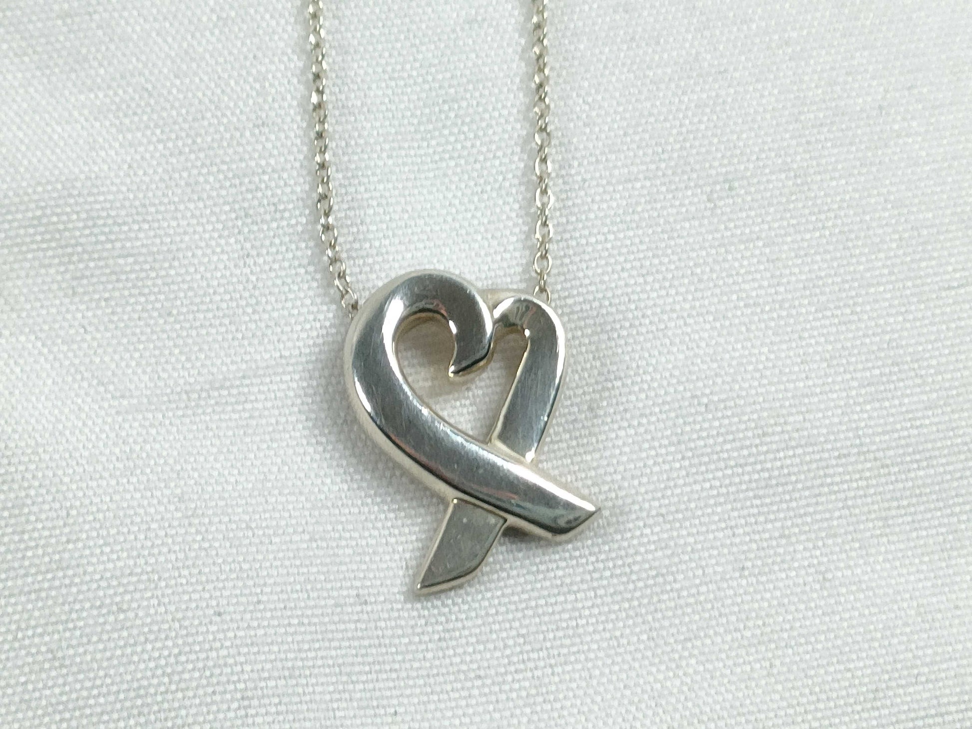 Tiffany&Co. Tiffany SV925 Loving Heart Necklace Necklace