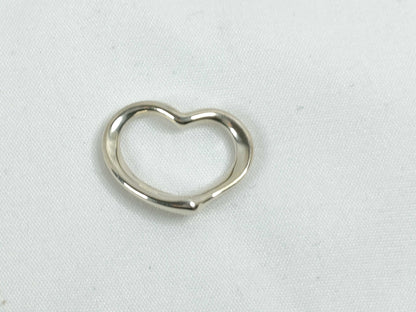 Tiffany&Co. Open Heart Tiffany SV925 Open Heart Necklace Top Pendant Top