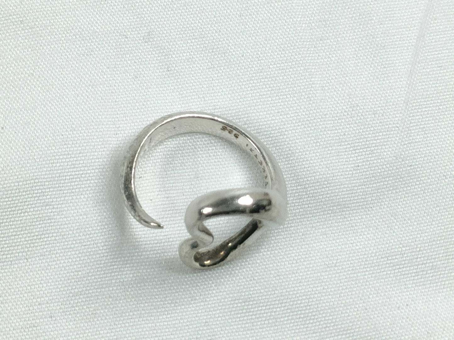 Tiffany&Co. Open Heart Tiffany SV925 Open Heart Ring Ring