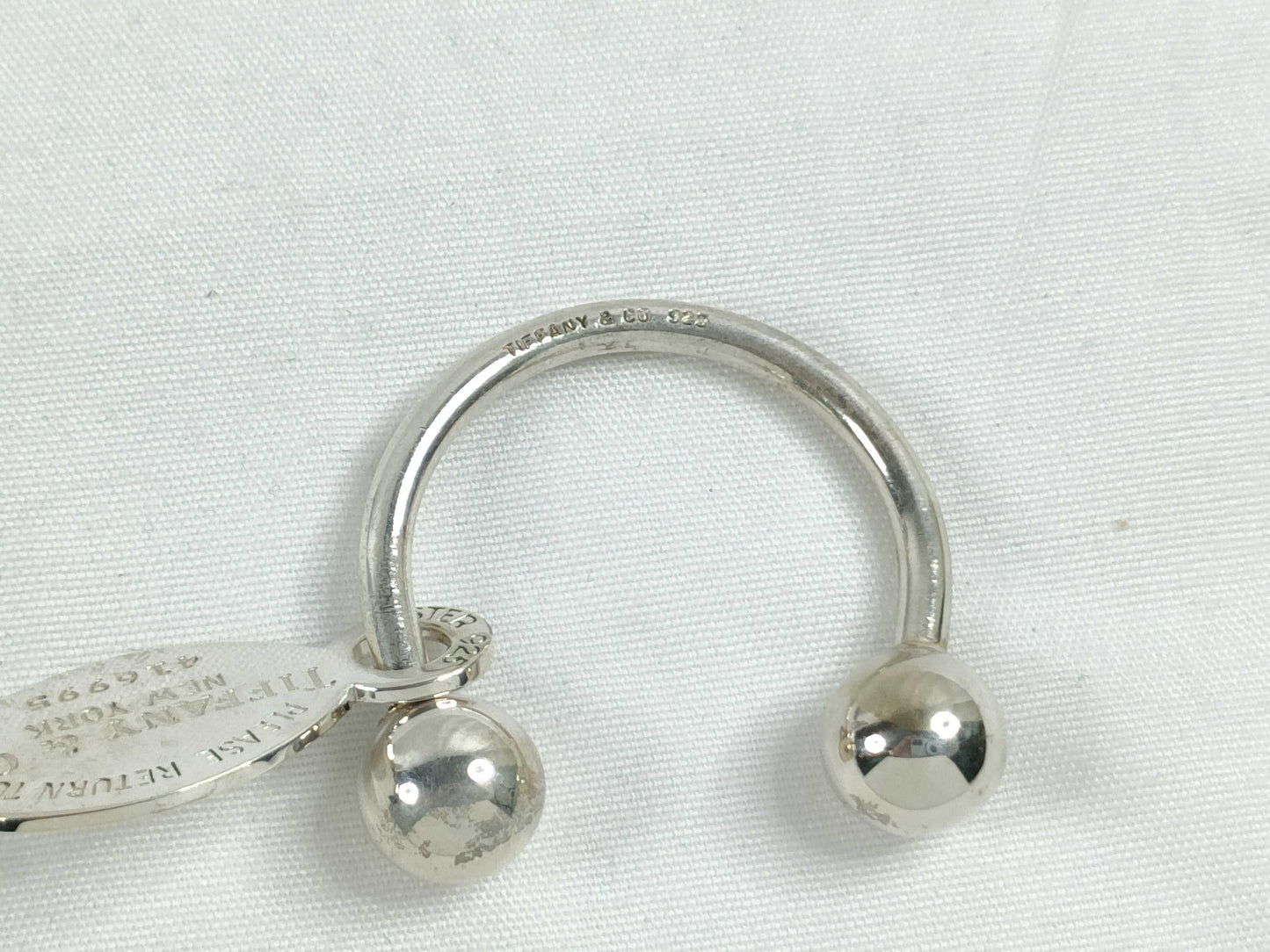 Tiffany & Co. SV925 Return-to-Key Chain Keycase Keychain