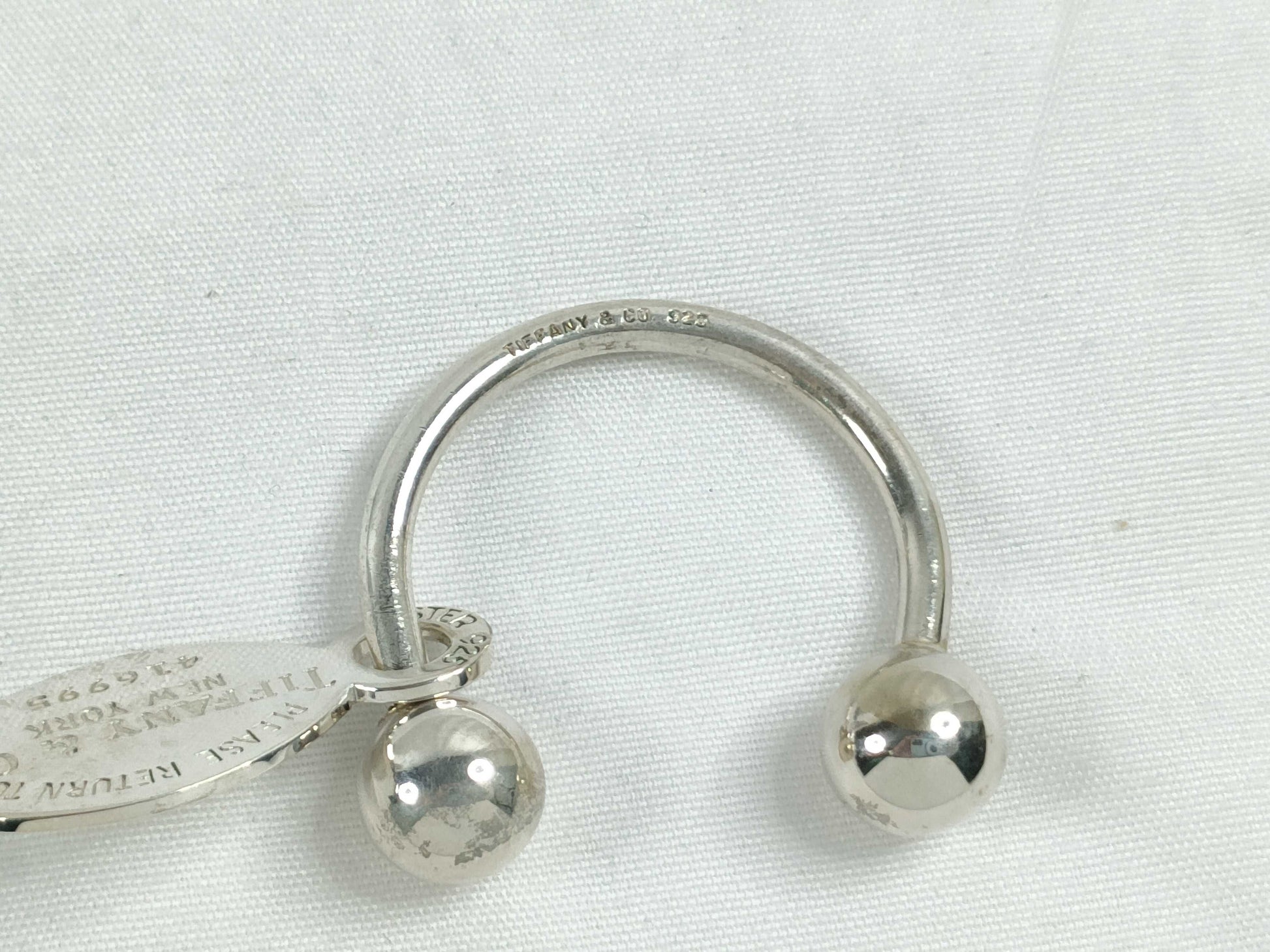 Tiffany & Co. SV925 Return-to-Key Chain Keycase Keychain