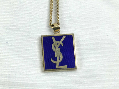 Yves Saint Laurent YSL Logo Necklace Necklace
