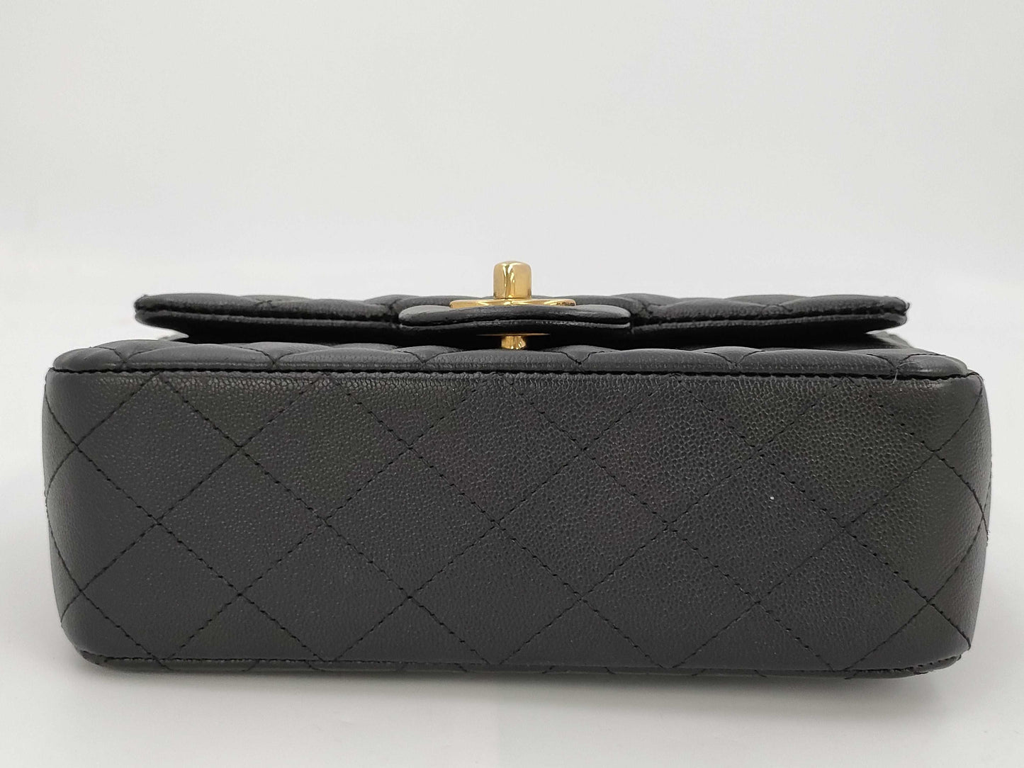 CHANEL CHANEL Top Handle Caviar Skin Gold Fittings 2way Handbag Chain Shoulder Bag Black Black 17th Shoulder Bag