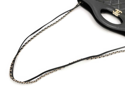 CHANEL 31 Shopping Bag Matlasse Gold Hardware Chain Shoulder Bag Serial Fittings Plate Handbag