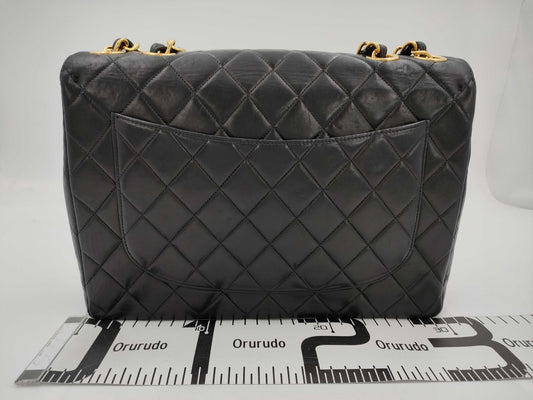 CHANEL Deca Matlasse Chain Shoulder Black Shoulder Bag