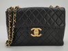 CHANEL Deca Matlasse Chain Shoulder Black Shoulder Bag