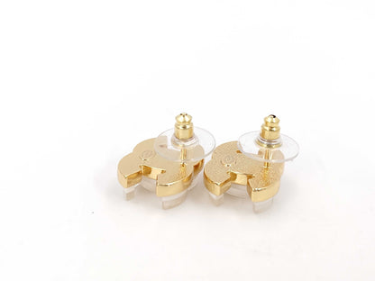 CHANEL Cocomark White Gold B23K Earrings