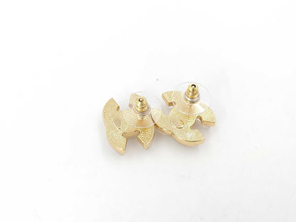 CHANEL Cocomark White Gold B23K Earrings