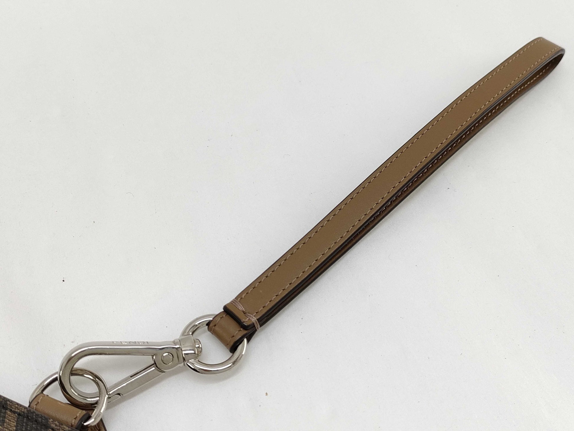 FENDI Zucca Fendi Clutch Bag 7N0110 Diagonal Slim Flat Clutch Bag