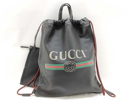GUCCI Gucci Drawstring Backpack 516639 Rucksack