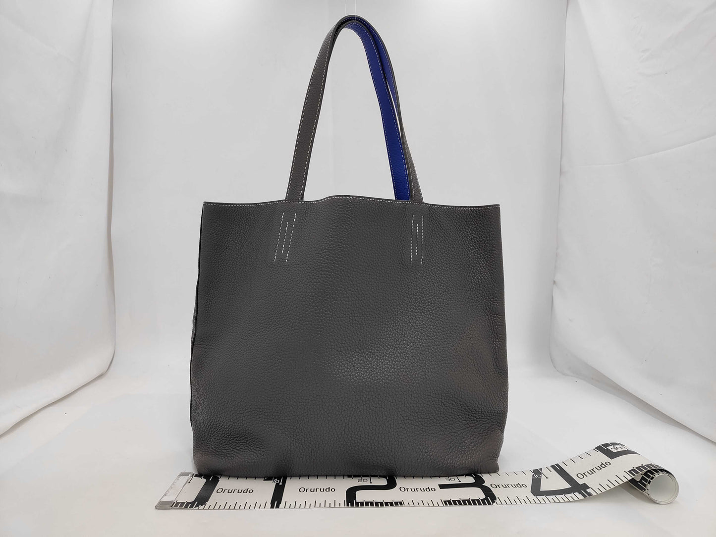 HERMES Dubresense 45 Tryon Clemence □O Engraved Tote Bag