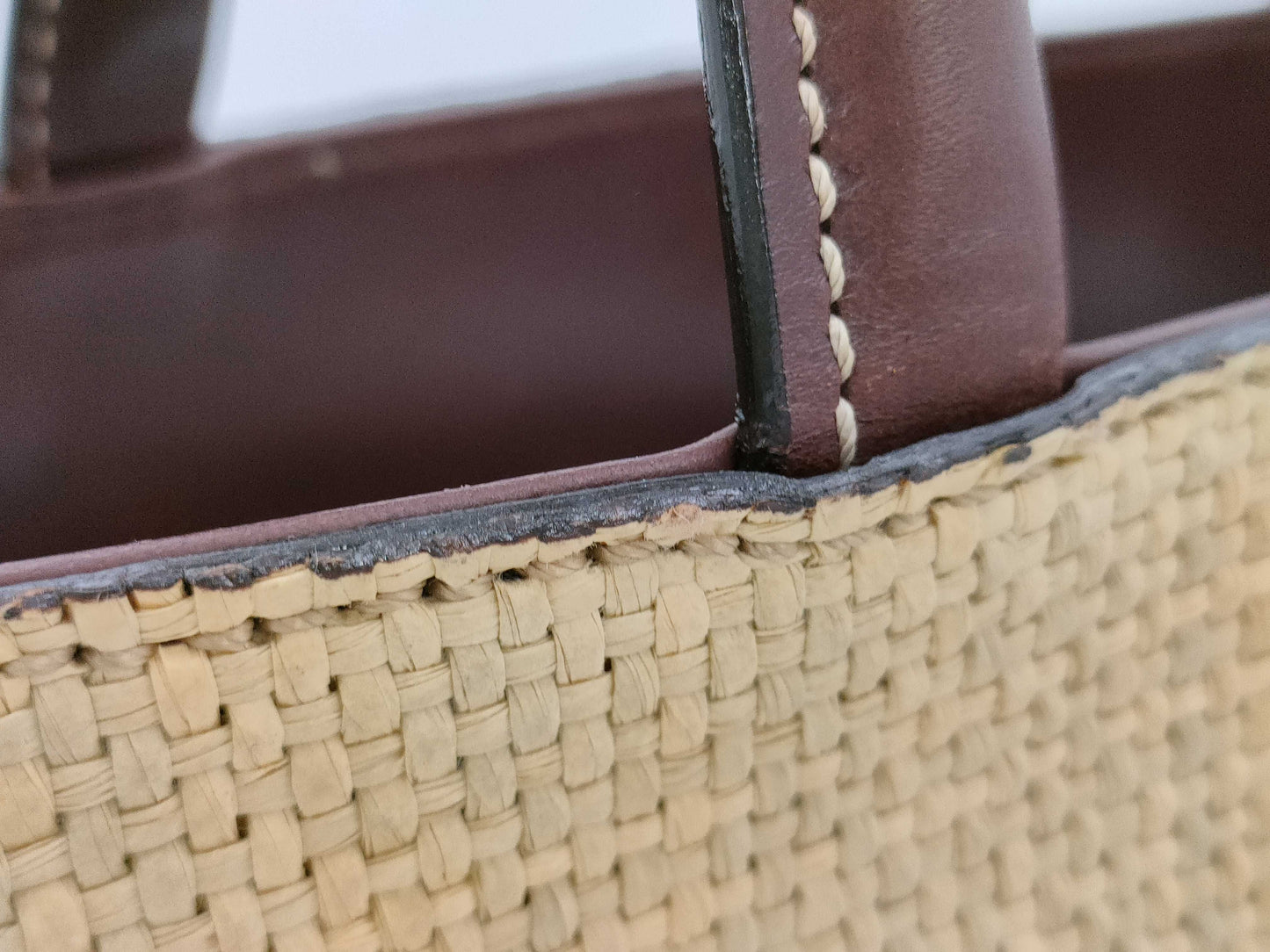 CHANEL Straw Bag Handbag