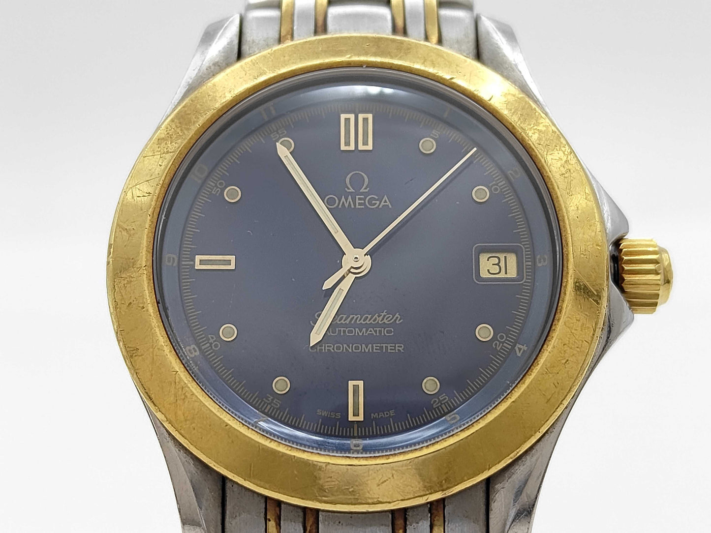 OMEGA Seamaster 2301.80 49658014 Automatic Navy Dial Men's Watch