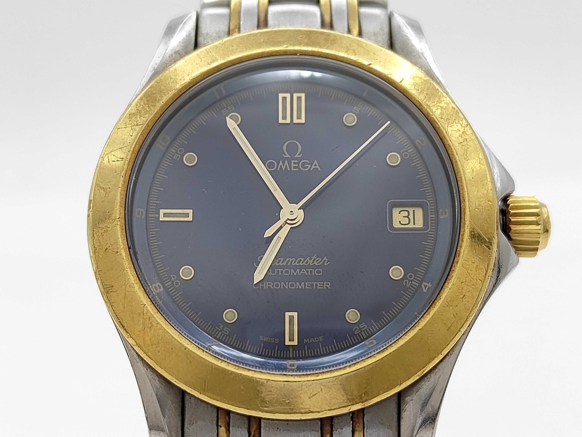 OMEGA Seamaster 2301.80 49658014 Automatic Navy Dial Men's Watch