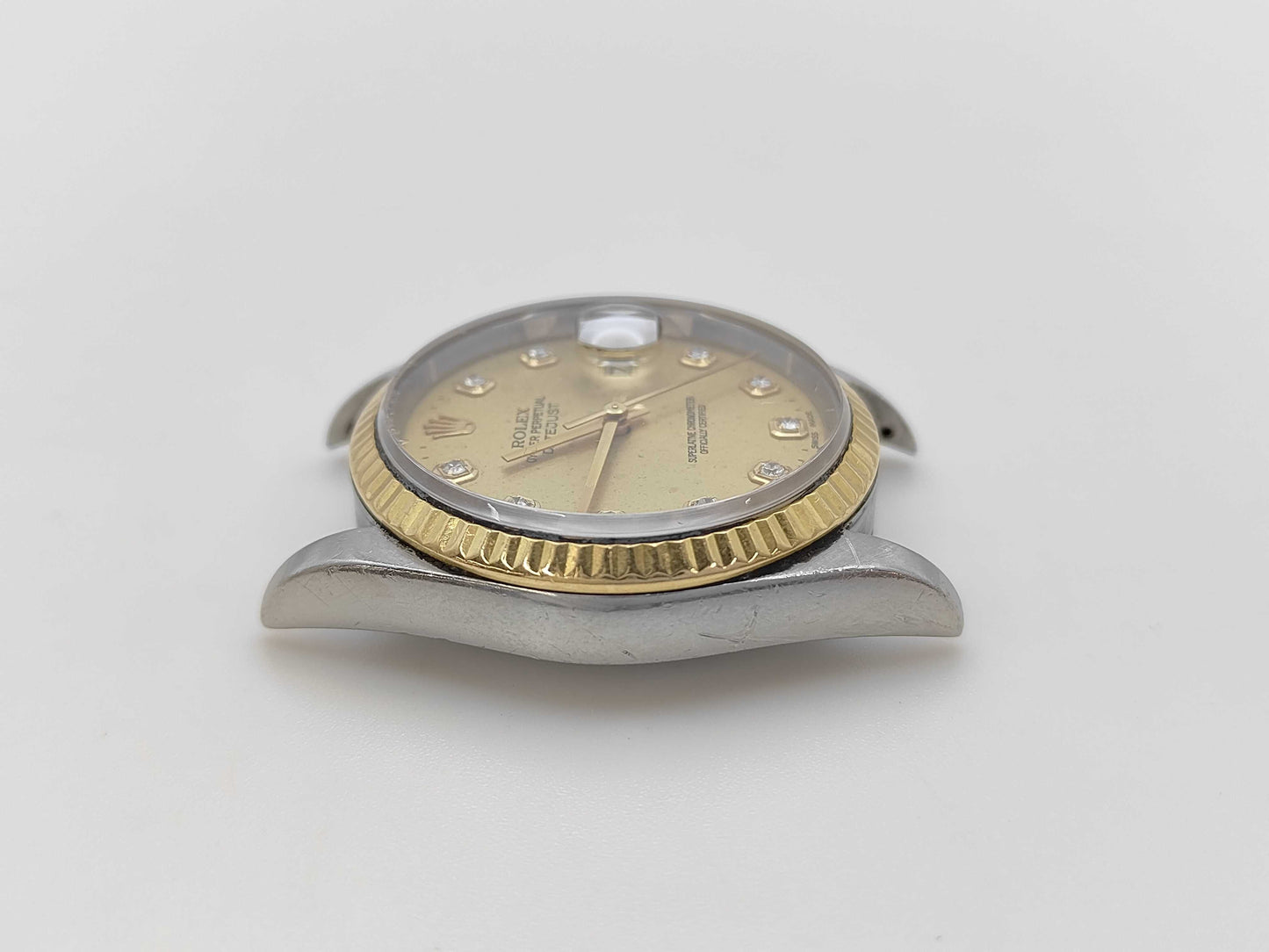 ROLEX 16233G T168193 Champagne Dial Immovable Men's Watch