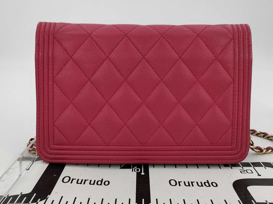 CHANEL Boy Chanel Chain Wallet Shoulder Bag