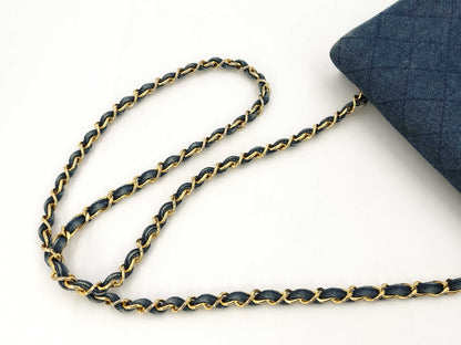 CHANEL Denim Full Flap Shoulder Bag Shoulder Bag