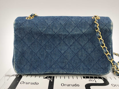 CHANEL Denim Full Flap Shoulder Bag Shoulder Bag