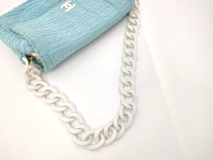 CHANEL Pile Plastic Chain Shoulder Bag